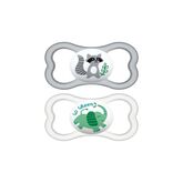 Mam Baby Chupete Air 16+ Silicona Neutro 2U