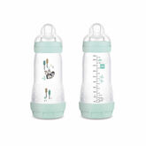 Mam Easy Start Biberón Anticólico 320ml  Azul 4M+