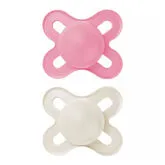 Mam Original Start Silicona 0-2 M 2 Unidades Color Rosa