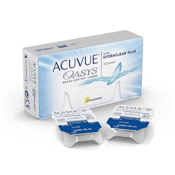 Acuvue Oasys Hydraclear Lentes Contacto Reemplazo Semanas