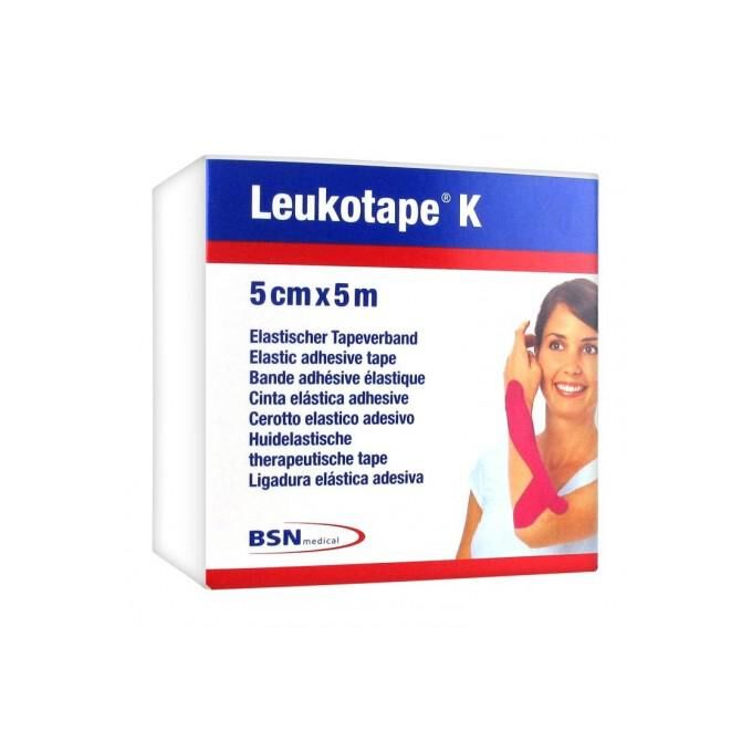 Leukotape K Venda Elástica Adhesiva Color Beige 5 Cm X 5 M Bsn Medical
