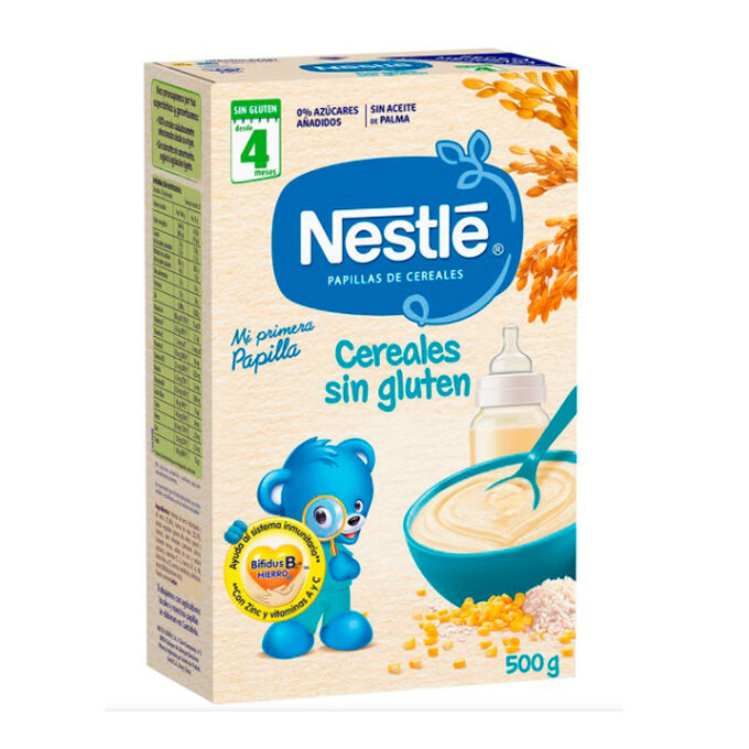 Nestle Papilla Cereales Sin Gluten 500 Gr Parafarma Farmacia Online Envios En 24 Horas