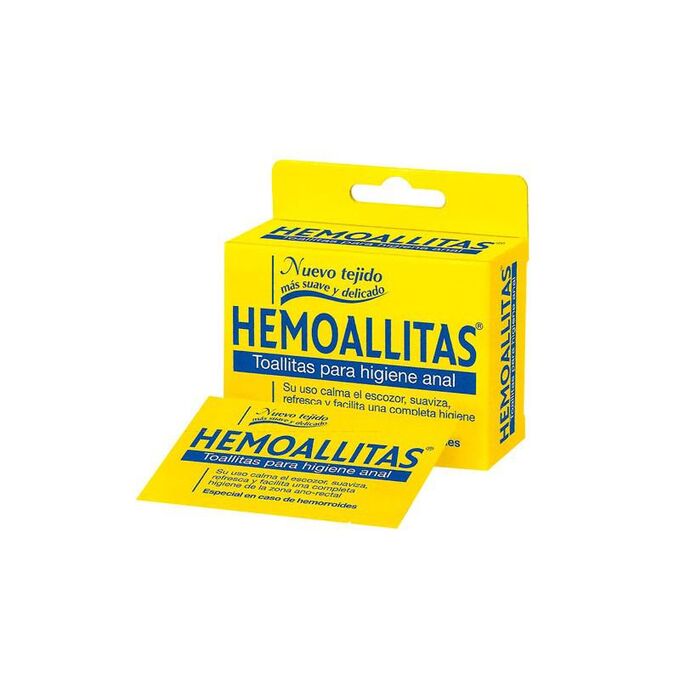 Hemoallitas 10 Toallitas  ParaFarma Farmacia Online Envíos en 24 horas