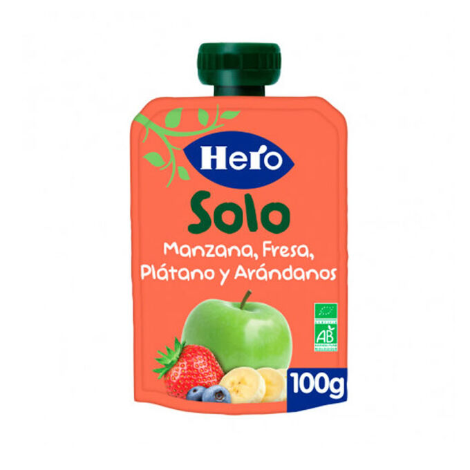 Comprar Hero Baby Bolsita Solo Plátano, Pera y Naranja, 100 g