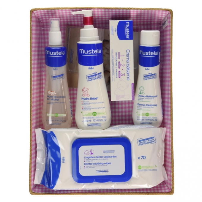 Mustela Canastilla Para El Cuidado Del Bebé Set 5 Piezas | Parafarma24