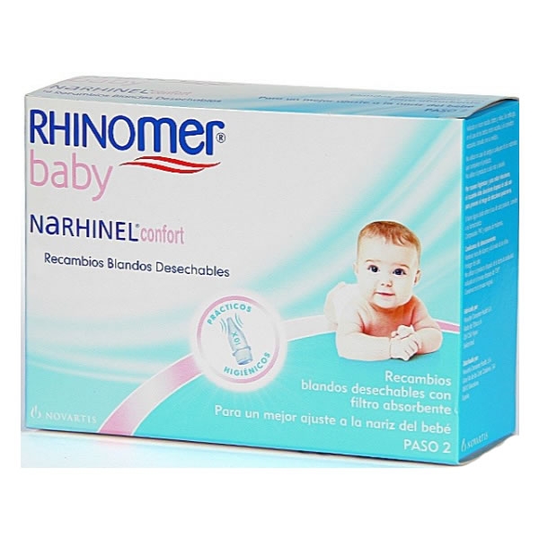 Rhinomer Baby Narhinel Confort 20 Unidades  ParaFarma Farmacia Online  Envíos en 24 horas