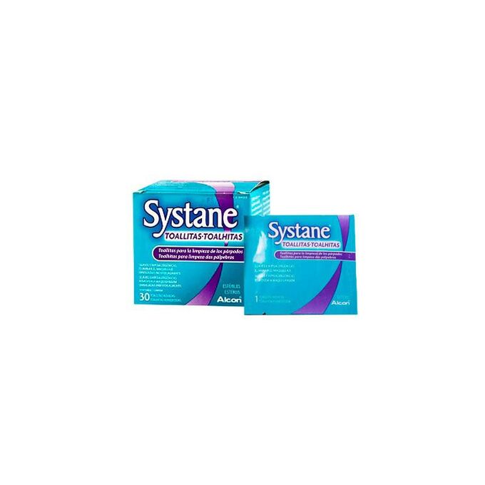 Alcon Systane Toallitas Estériles Para Limpieza Ocular 30 Unidades