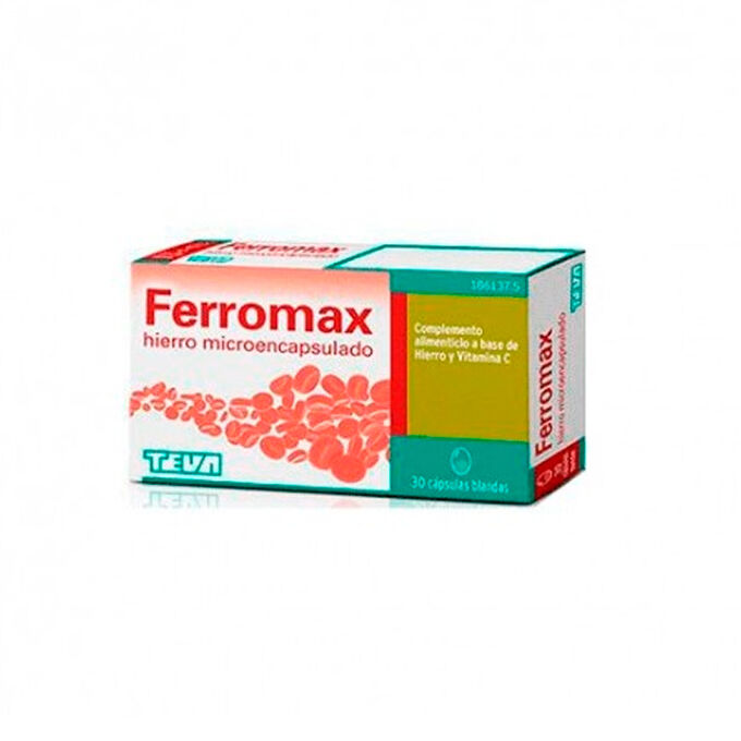 Tomar un riesgo Circunstancias imprevistas Descanso Teva Pharma Ferromax 30 Cápsulas Blandas | ParaFarma Farmacia Online Envíos  en 24 horas