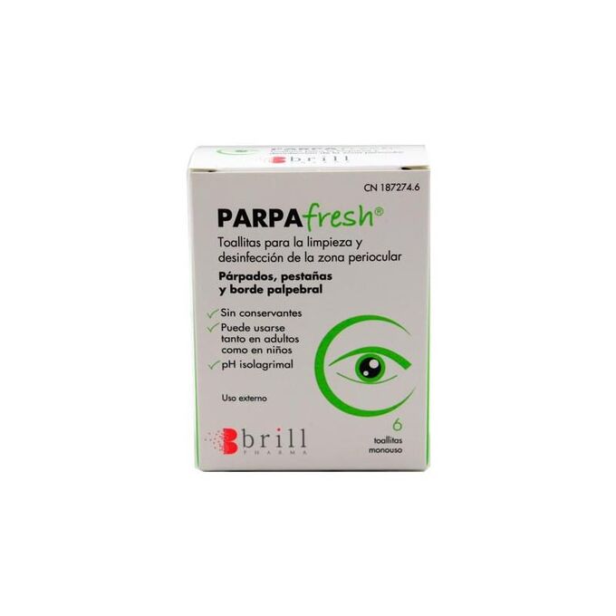 Hylo Parpafresh Toallitas Oculares 6 Unidades  ParaFarma Farmacia Online  Envíos en 24 horas